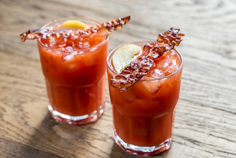 Bacon, Vodka and Tomato Cocktail 