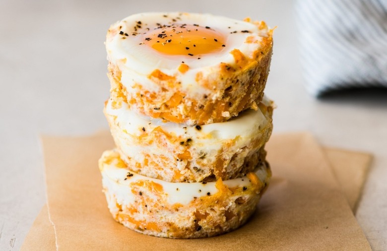 Chipotle Sweet Potato Breakfast Egg Cups 