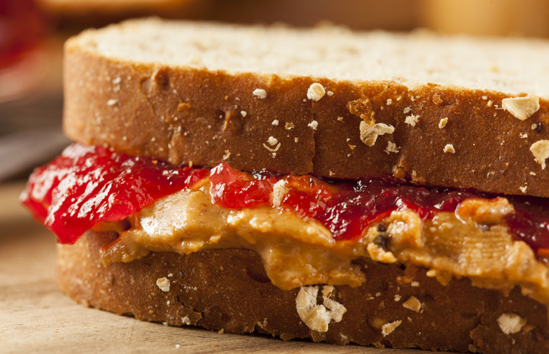 Healthy Seeds Peanut Butter and Jelly Sandwich