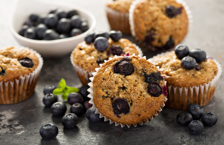 Wholesome Banana Blueberry Muffins