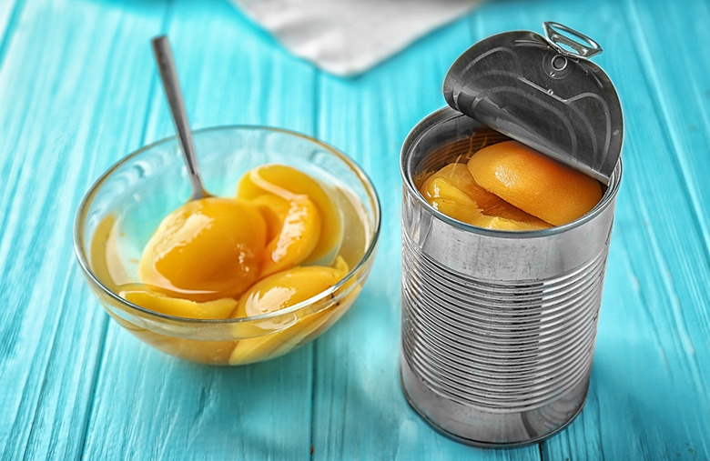 Canned fruit