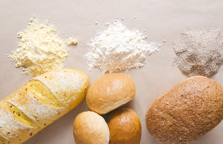 Different kinds of flour