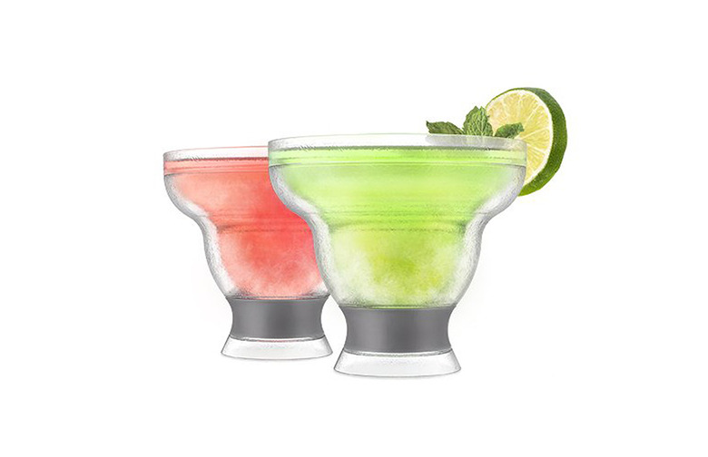 The Chill Maintaining Margarita Glasses: $39.95 on Hammacher Schlemmer