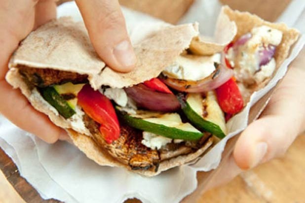 Vegetable Pitas