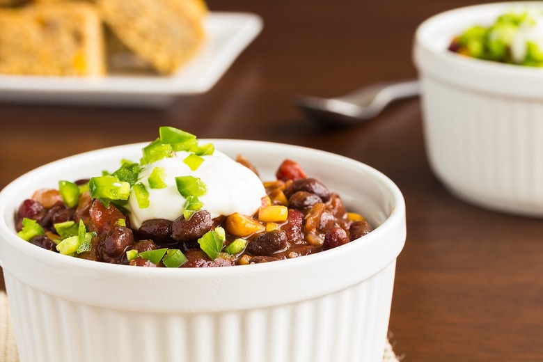 Vegan Chili and Cornbread Casserole