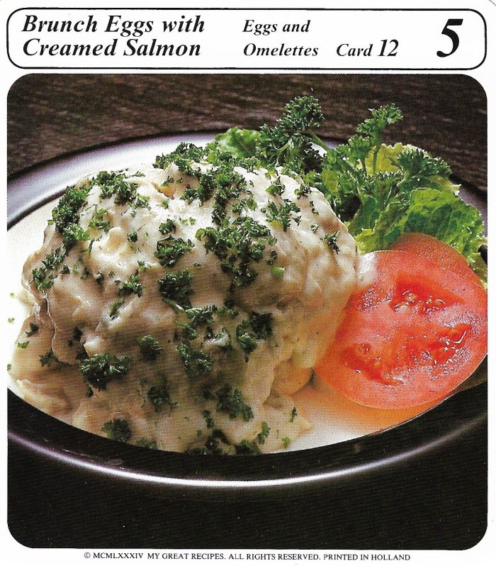 Brunch Eggs With Creamed Salmon