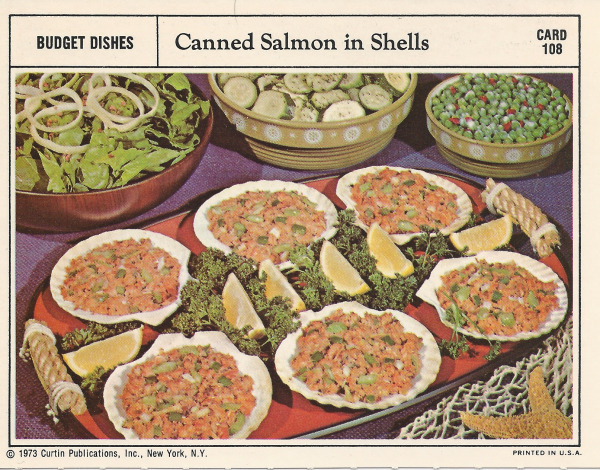 Canned Salmon in Shells