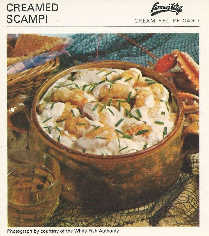 Creamed Scampi