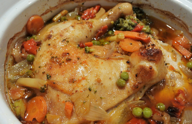 Slow-Cooker Roast Chicken