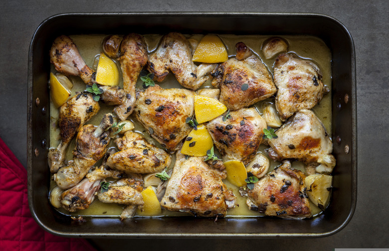 Lemon Curd and Black Pepper Roasted Chicken