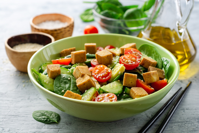 Mr Chow's 5 Spice Baked Tofu Salad