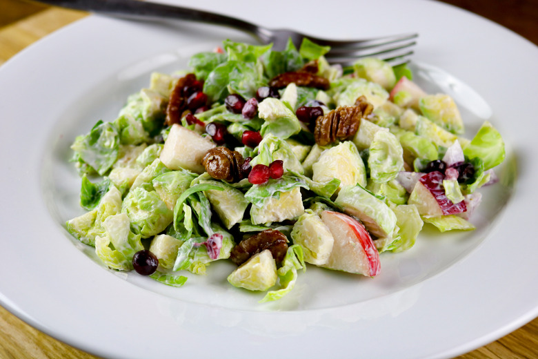 Shaved Brussels Sprouts and Freekeh Salad