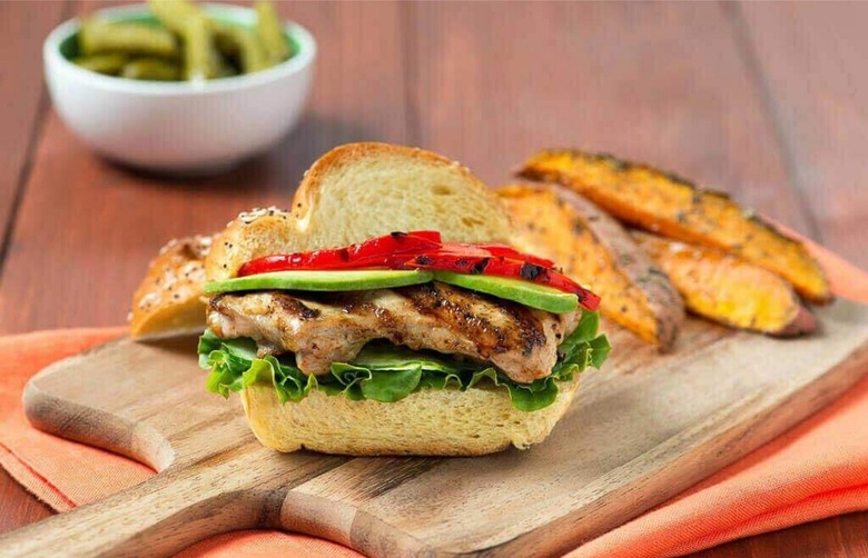 Asian Grilled Chicken Sandwich 