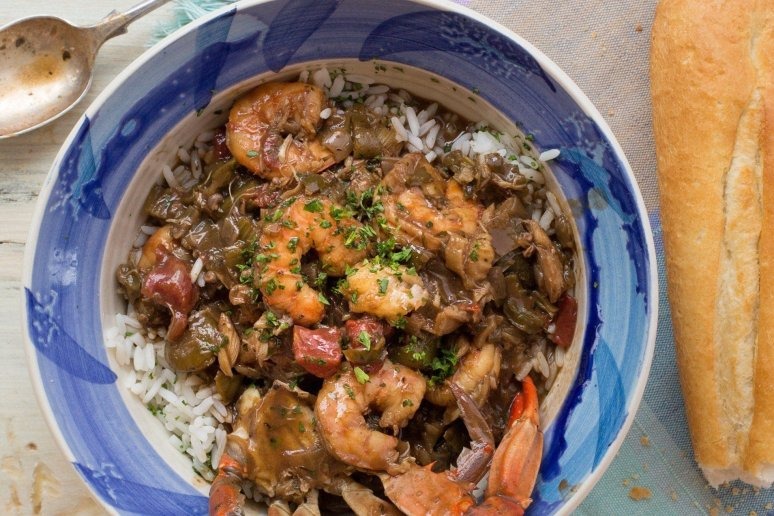 Lucy's Signature Summer Seafood Gumbo