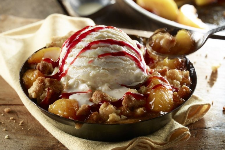 Grilled Peach Cobbler