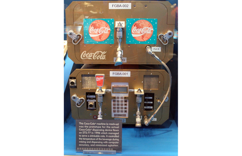 The was a Coke dispenser onboard the space shuttle