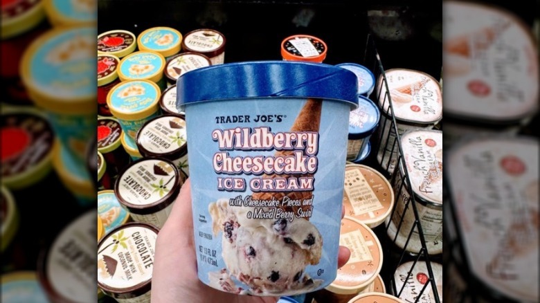 Trader Joe's Wildberry Cheesecake Ice Cream