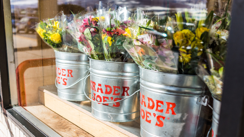 Floral selections at Trader Joe's