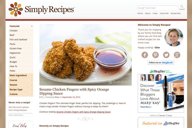 #4 Simply Recipes  