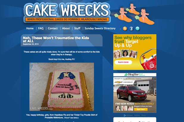 #8 Cake Wrecks 