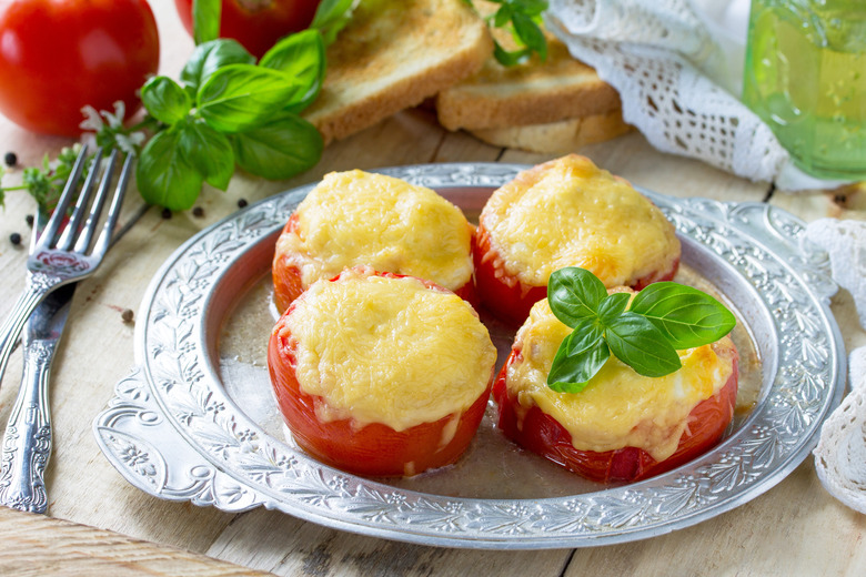 Stuffed Tomatoes With Gruyère