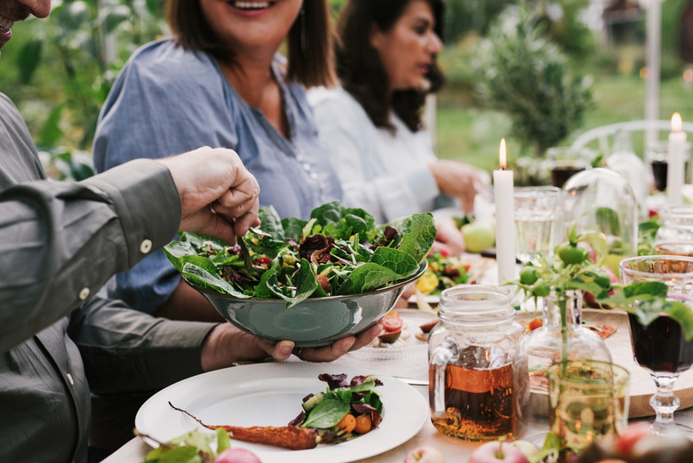 Salad before dinner