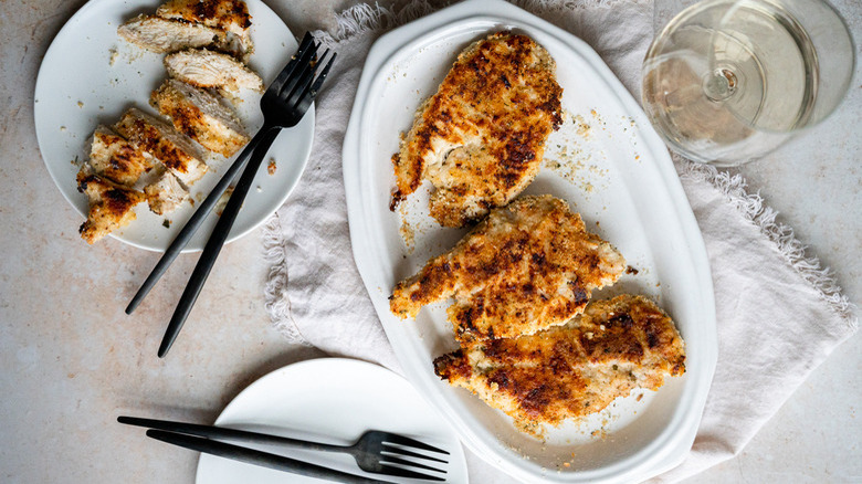 Baked Ranch Chicken on plate