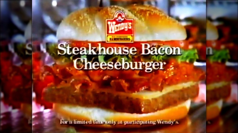 Wendy's Steakhouse Bacon Cheeseburger