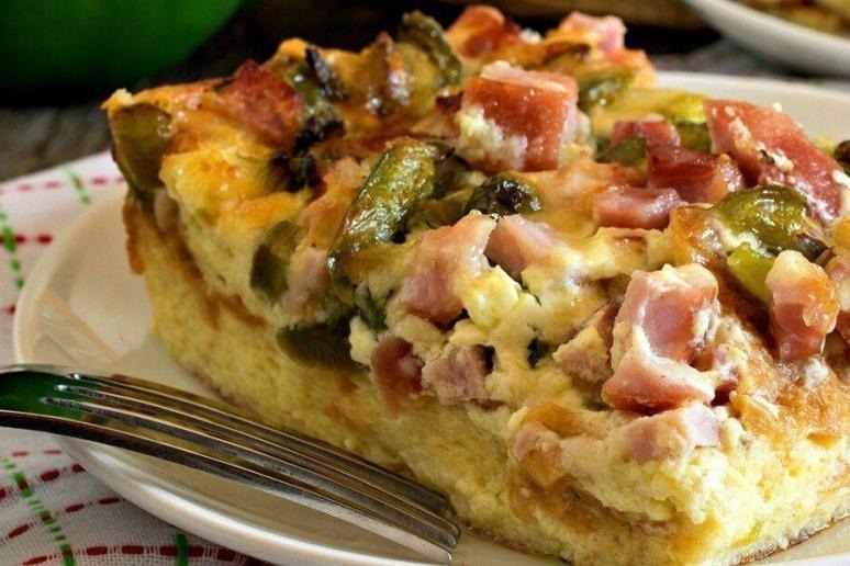 Ham and Cheese Breakfast Casserole