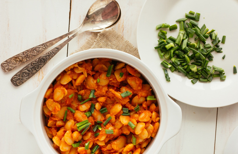 Sausage, Chicken, and White Bean Casserole 