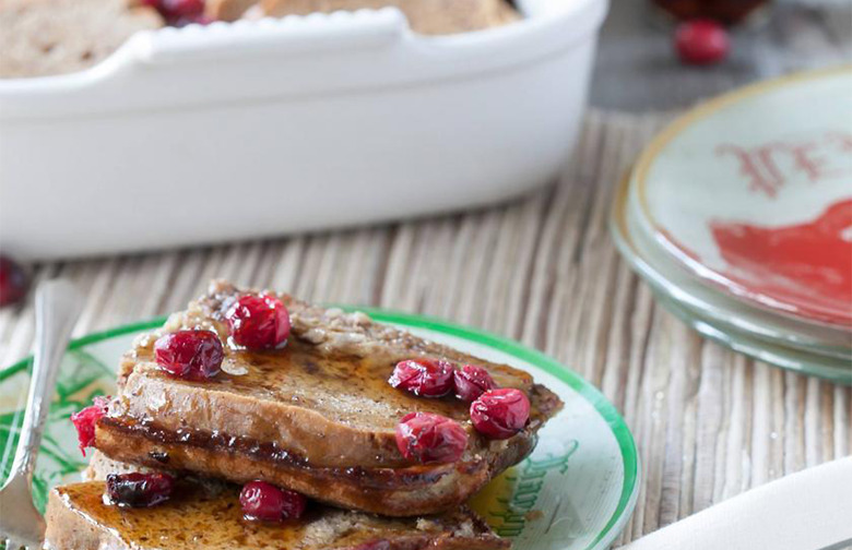 Baked Cranberry French Toast 