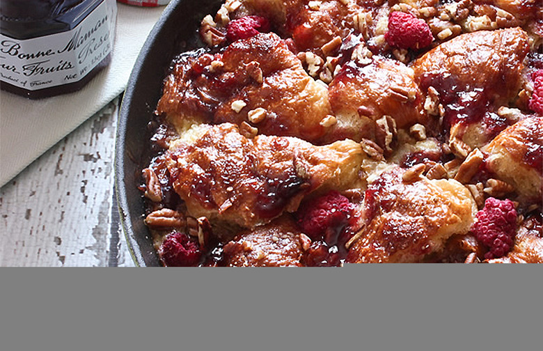 Bonne Maman Skillet French Toast and Preserves Casserole