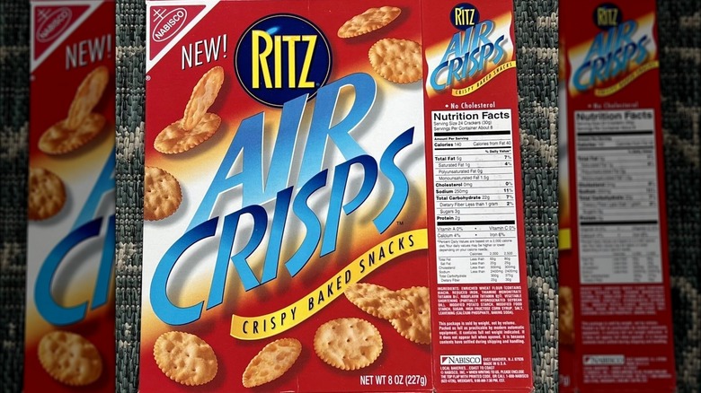 Ritz Air Crisps box