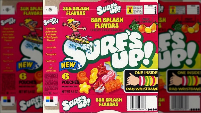 Surf's Up! fruit snacks box