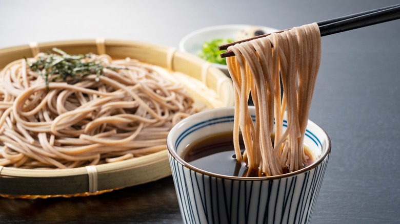 Bowl of soba noodles