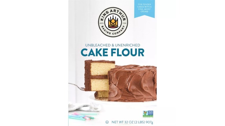 king arthur cake flour box