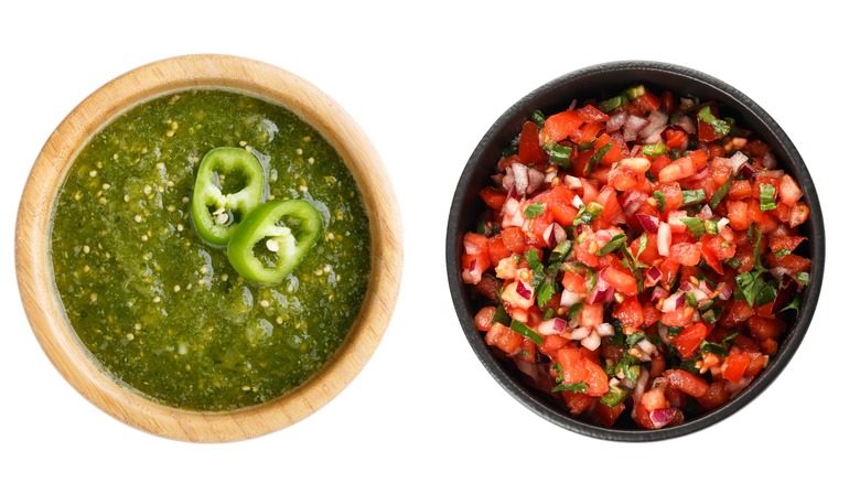 salsa and pico de gallo