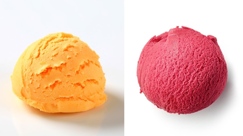 sherbet and sorbet