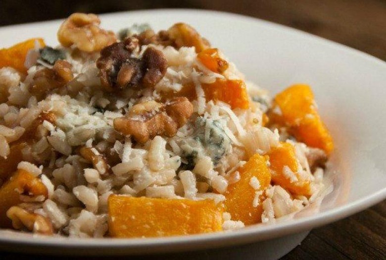 February 26: Pumpkin Risotto With Gorgonzola and Walnuts