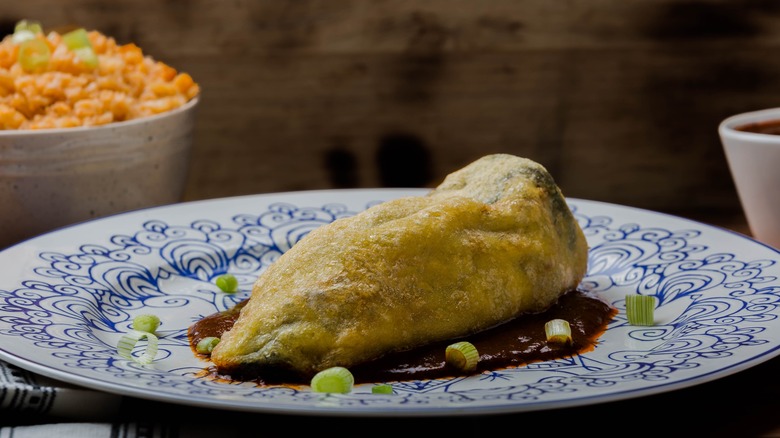 chile relleno stuffed fried pepper