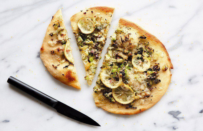 Pizza With Lemons and Brussels Sprouts