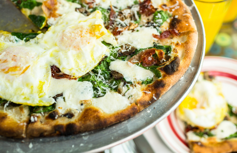 Sunny Side Up Breakfast Pizza