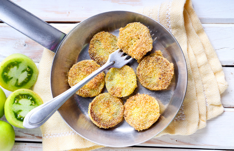 Fried Green Tomato Pizza