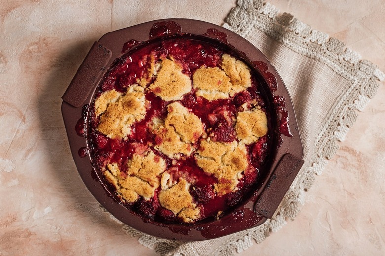 Strawberry Rhubarb Cobbler