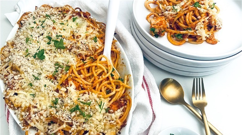 chicken parmesan spaghetti