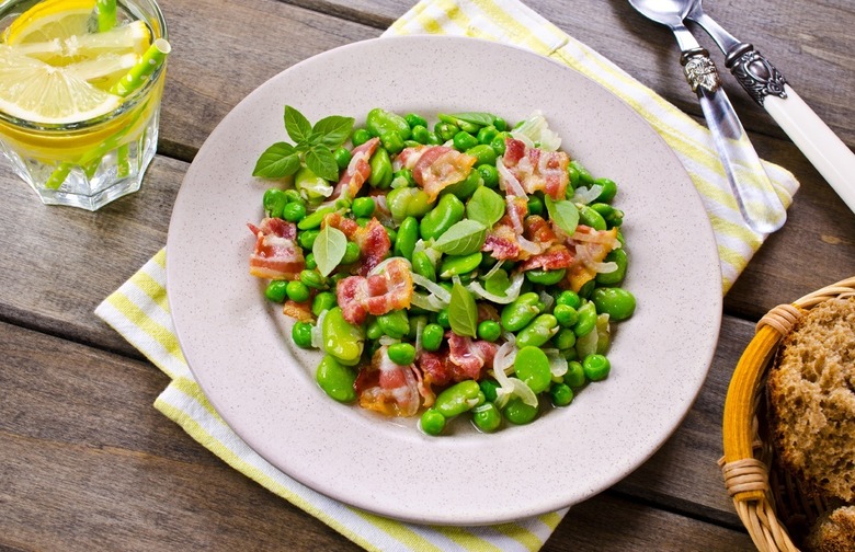 Peas and Pancetta