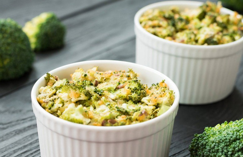 Skinny Broccoli and Cheese Casseroles