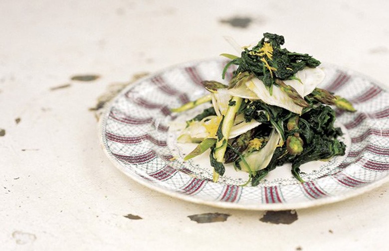 Spinach, Fennel, and Asparagus Salad