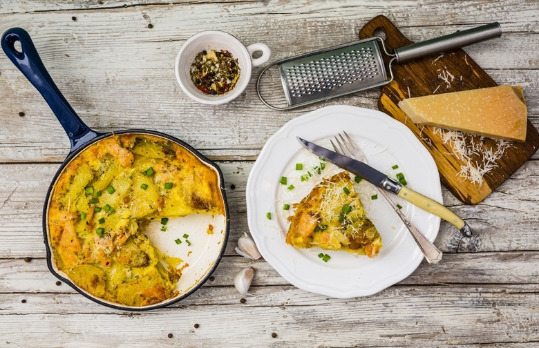 Sunday Frittata With Frizzled Leeks