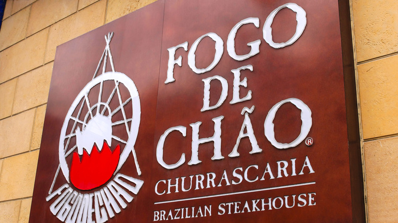 Fogo de Chao restaurant sign